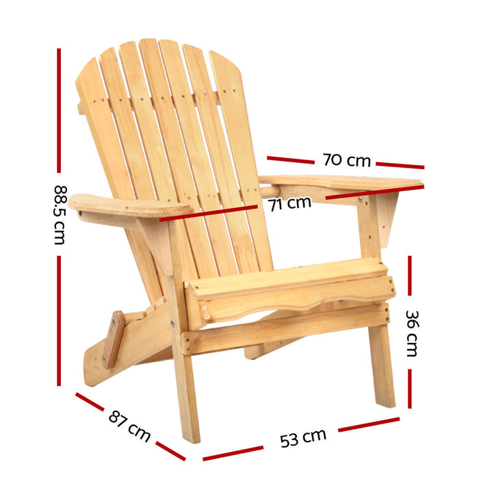 Outdoor Chairs Furniture Beach Chair Lounge Wooden Adirondack Garden Patio