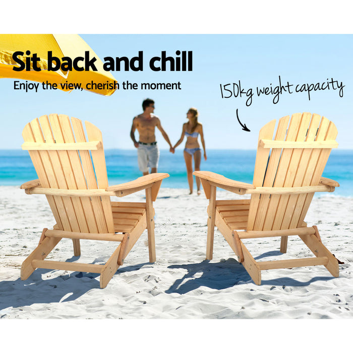 Outdoor Chairs Furniture Beach Chair Lounge Wooden Adirondack Garden Patio