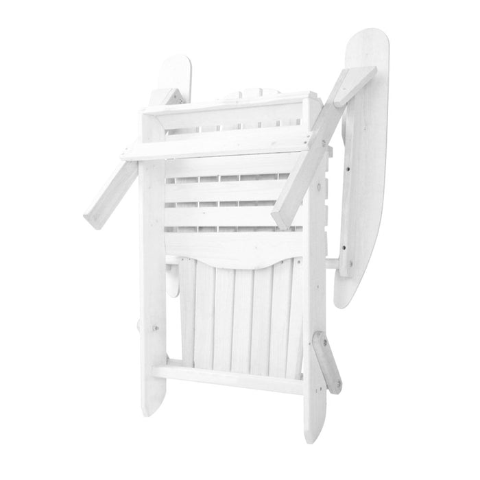 Outdoor Adirondack Set - White