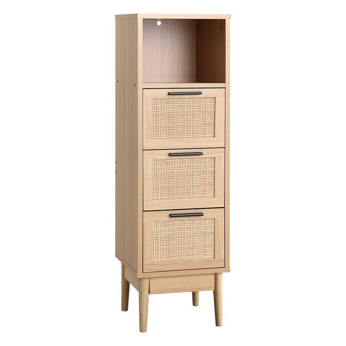 Rattan Chest of 3 Drawers