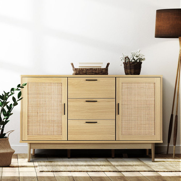 Rattan Buffet Hallway Table