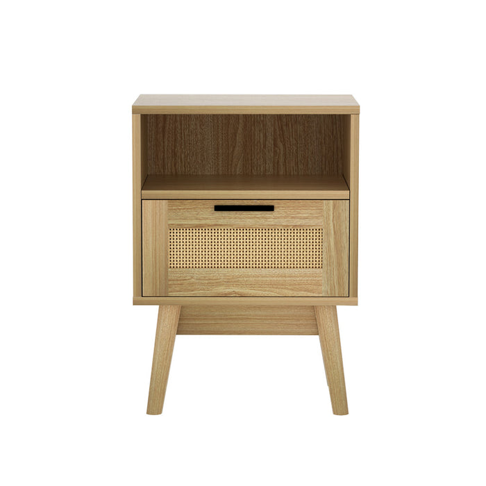 Rattan Bedside Table