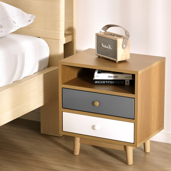 Wooden Bedside Table