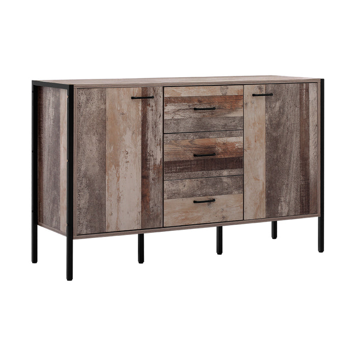 Buffet Sideboard Storage Cabinet Industrial Rustic Wooden