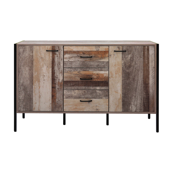 Buffet Sideboard Storage Cabinet Industrial Rustic Wooden