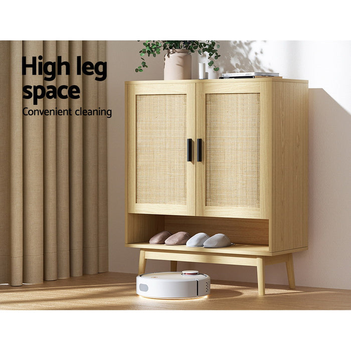 Rattan Shoe Cabinet