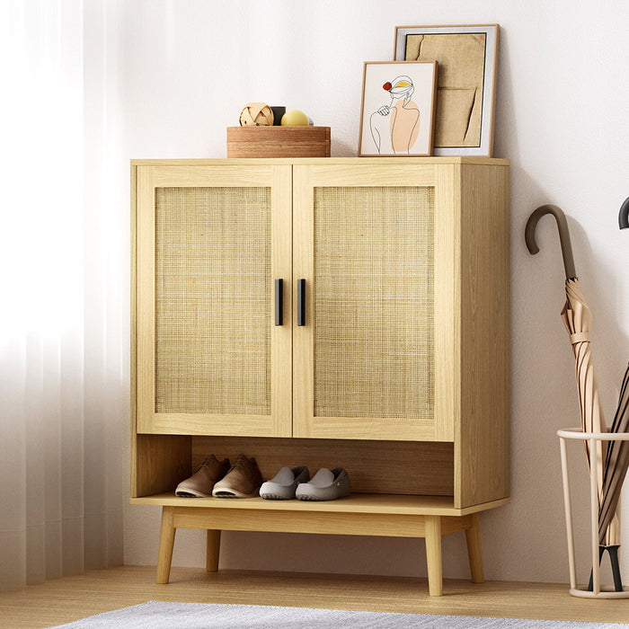 Rattan Shoe Cabinet