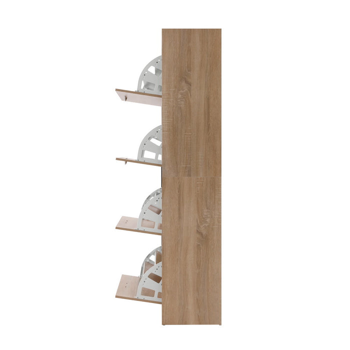 Shoe Cabinet Shoes Storage Rack Organiser 60 Pairs Wood Shelf Drawer