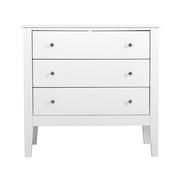 Chest of Drawers Storage Cabinet Bedside Table Dresser Tallboy White