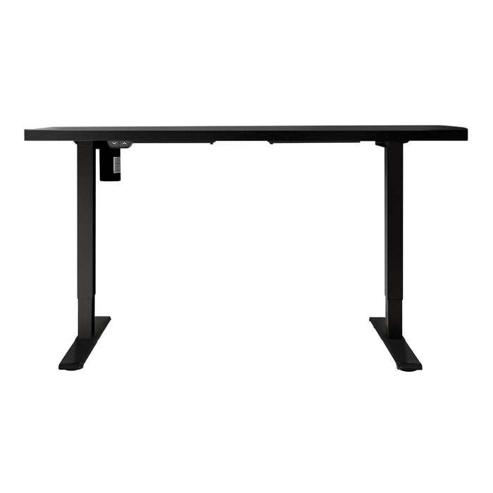 Electric Standing Desk Motorised Sit Stand Desks Table Black 140cm