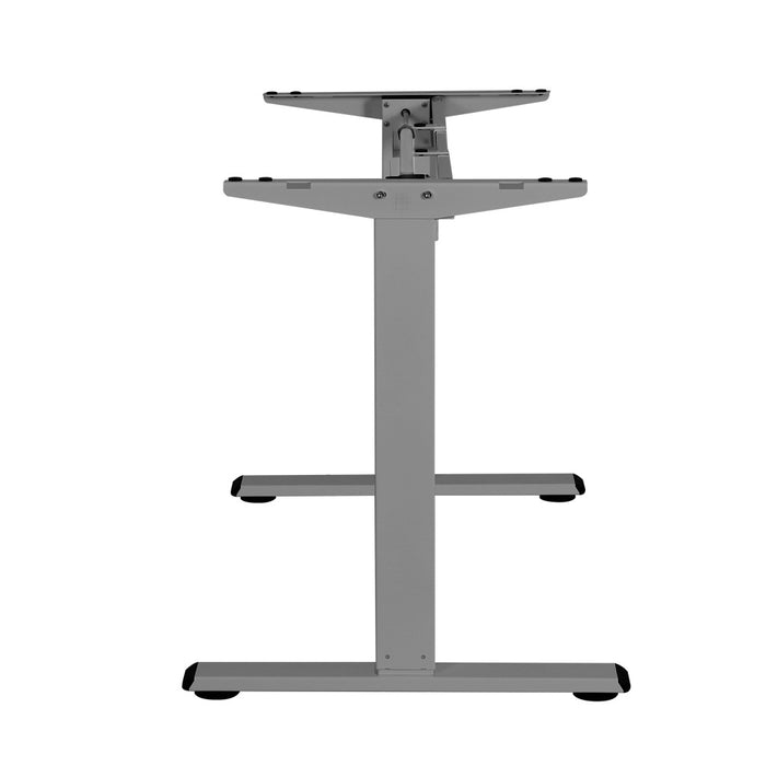 Standing Desk Sit Stand Motorised Height Adjustable Frame Only Grey