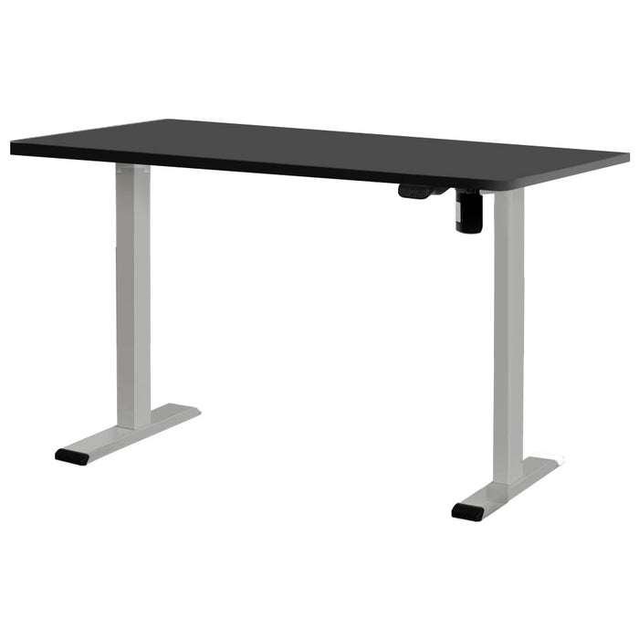 Electric Standing Desk Motorised Adjustable Sit Stand Desks Grey Black