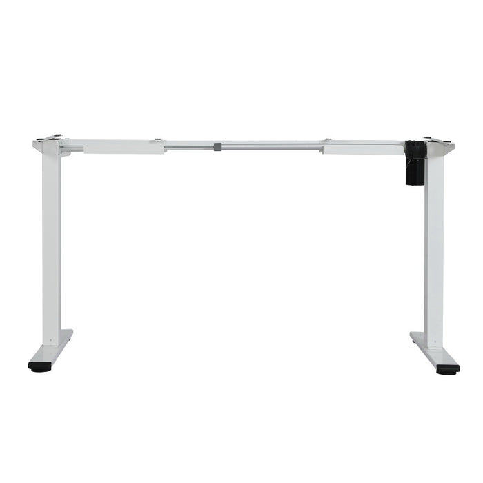 Standing Desk Sit Stand Motorised Height Adjustable Frame Only White