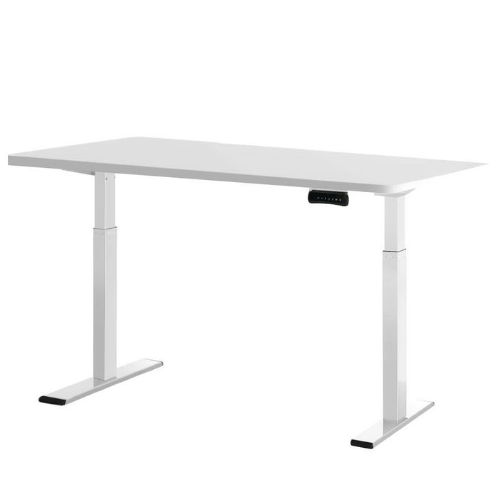 Standing Desk Electric Height Adjustable Sit Stand Desks Table White