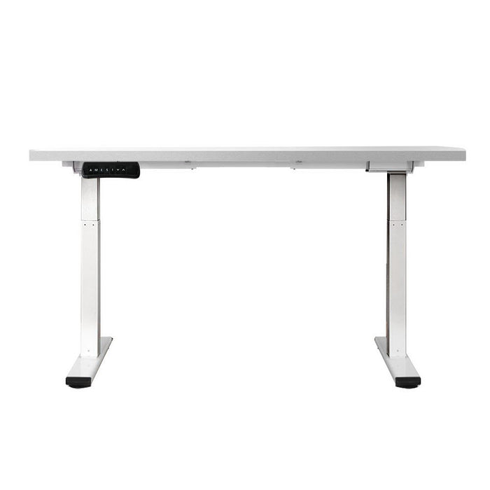 Standing Desk Electric Height Adjustable Sit Stand Desks White 140cm