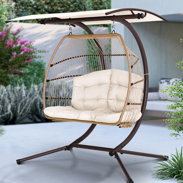 Rebecca Double Egg Swing Chair