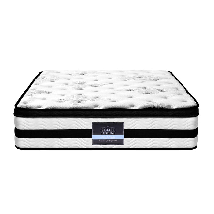 Algarve Euro Top Pocket Spring Mattress 34cm Thick Single