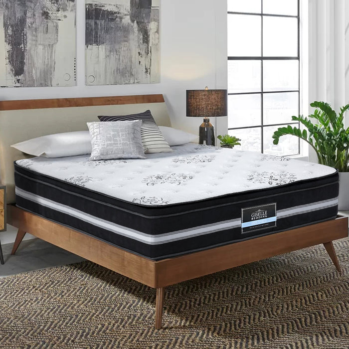 Double Size Mattress Bed COOL GEL Memory Foam Euro Top Pocket Spring