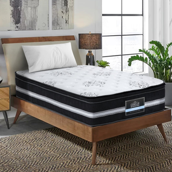 King Single Size Mattress Bed COOL GEL Memory Foam Eurotop Pocket Spring