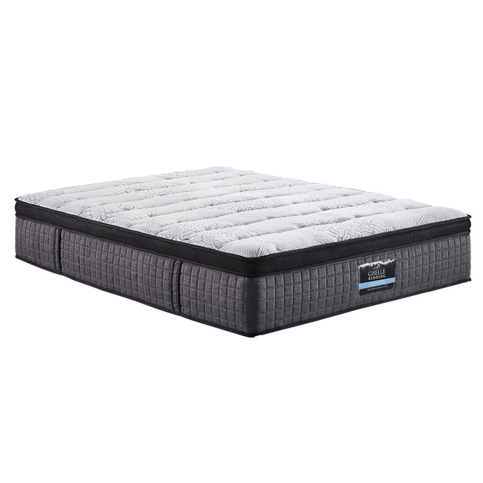 King Bed Mattress 9 Zone Pocket Spring Latex Foam Medium Firm 34cm