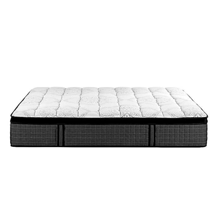 King Bed Mattress 9 Zone Pocket Spring Latex Foam Medium Firm 34cm