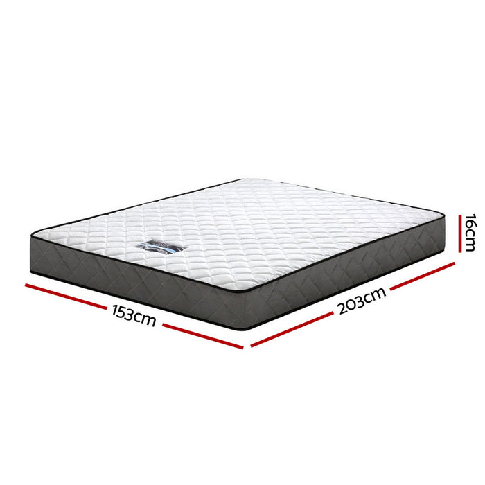 Alzbeta Bonnell Spring Mattress 16cm Thick Queen