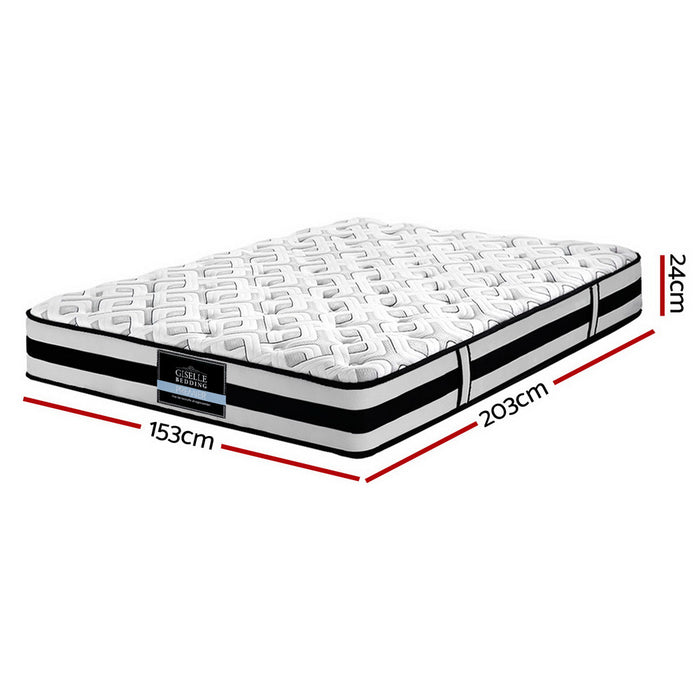 Rumba Tight Top Pocket Spring Mattress 24cm Thick Queen