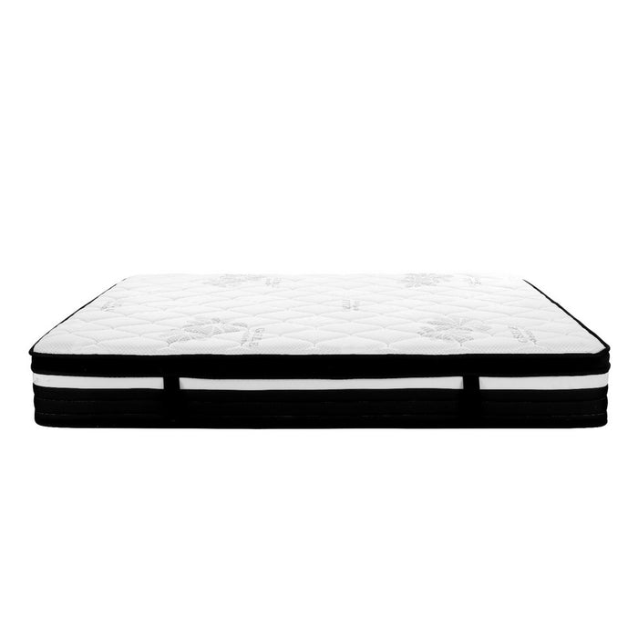 DOUBLE Bed Mattress Size Extra Firm 7 Zone Pocket Spring Foam 28cm