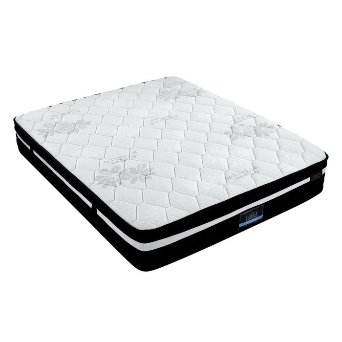 King Bed Mattress Size Extra Firm 7 Zone Pocket Spring Foam 28cm