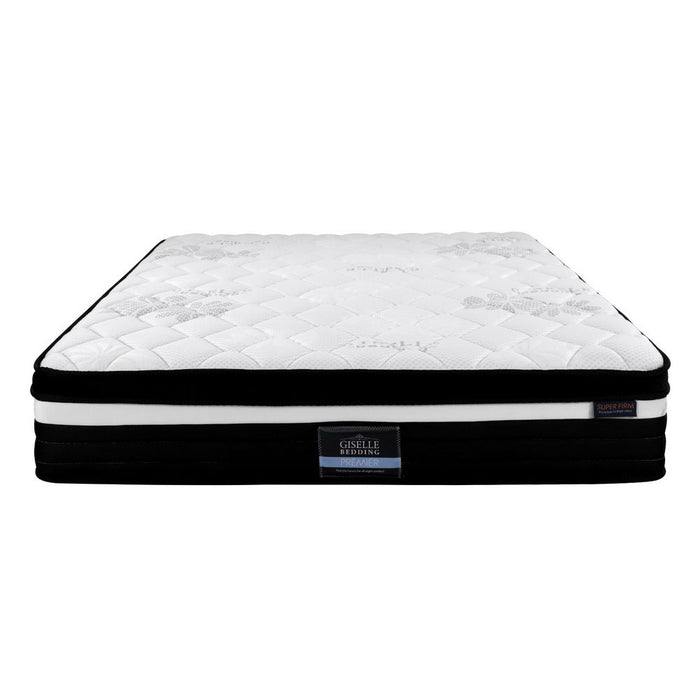 King Bed Mattress Size Extra Firm 7 Zone Pocket Spring Foam 28cm