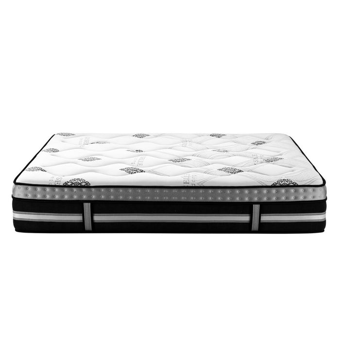 Galaxy Euro Top Cool Gel Pocket Spring Mattress 35cm Thick Queen