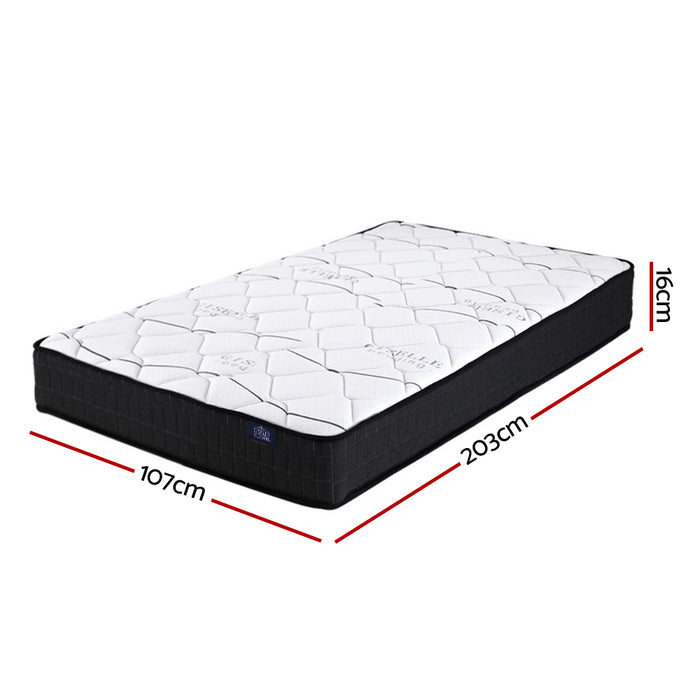 KING SINGLE - Glay Bonnell Spring Mattress 16cm Thick King Single