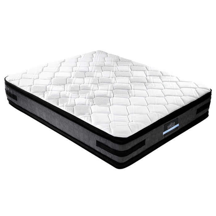 Luna Euro Top Cool Gel Pocket Spring Mattress 36cm Thick Queen