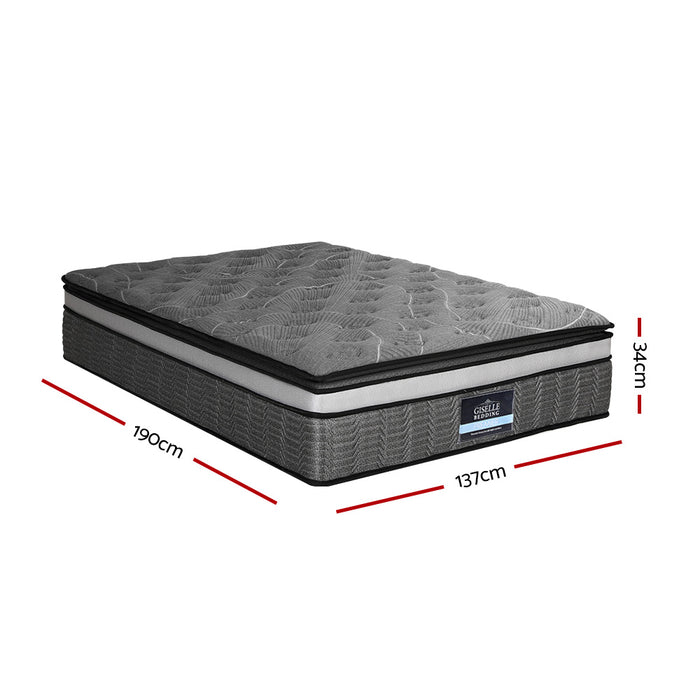 Pocket Mini Spring Mattresses Medium Firm 9-Zone Bed Double