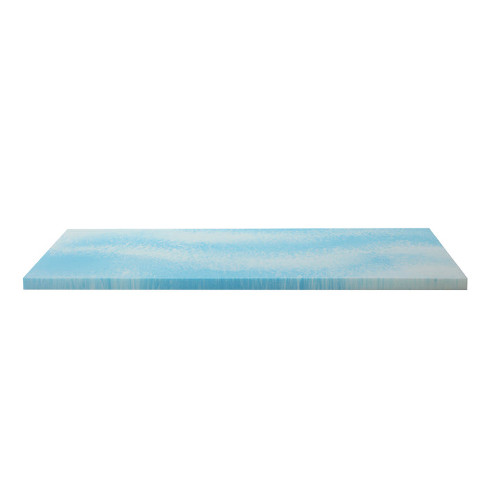 11-zone Memory Foam Mattress Topper 8cm - Double