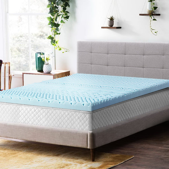 11-zone Memory Foam Mattress Topper 8cm - Single