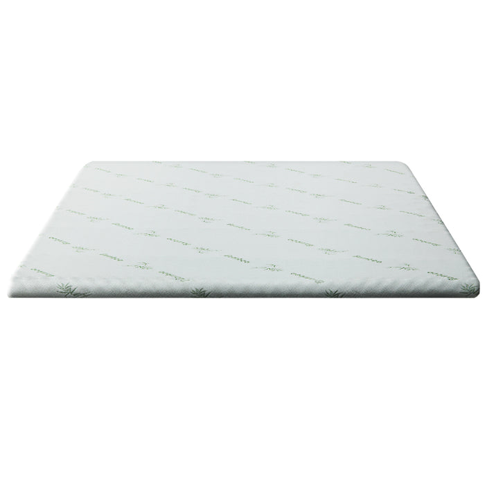 Cool Gel Memory Foam Mattress Topper w/Bamboo Cover 5cm - Single