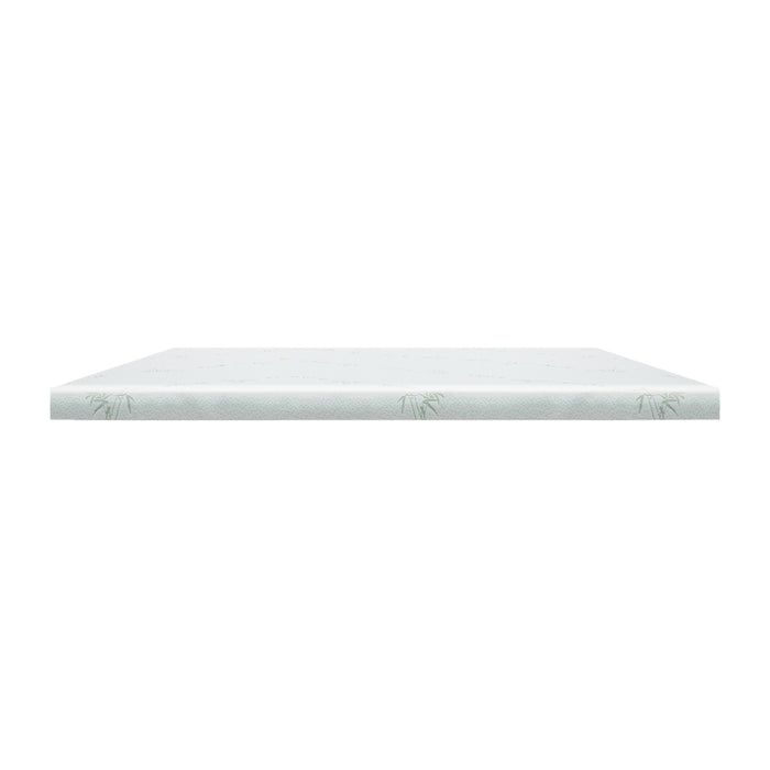 Cool Gel Memory Foam Mattress Topper w/Bamboo Cover 5cm - Single