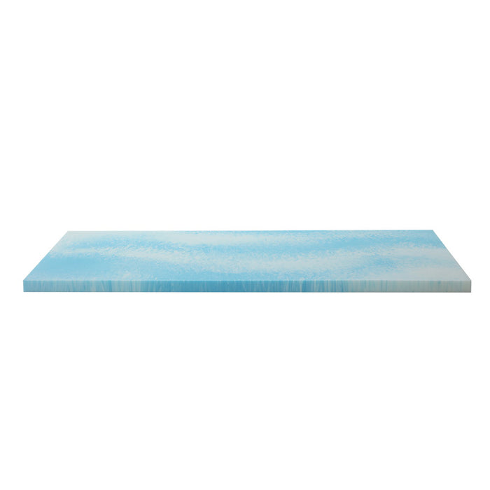 Cool Gel Memory Foam Topper Mattress Toppers w/ Bamboo Cover 5cm DOUBLE