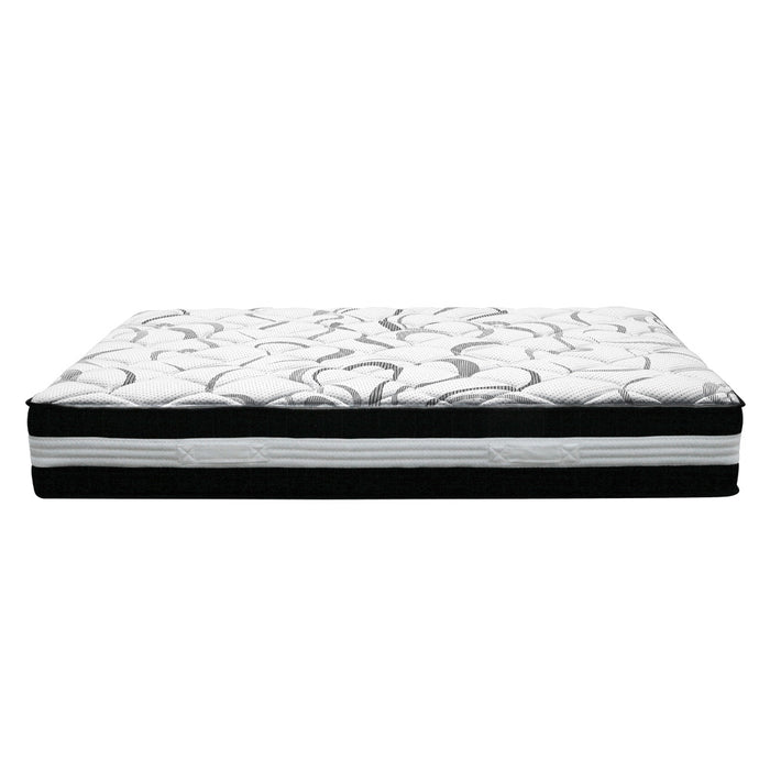 QUEEN - Mykonos Euro Top Pocket Spring Mattress 30cm Thick Queen