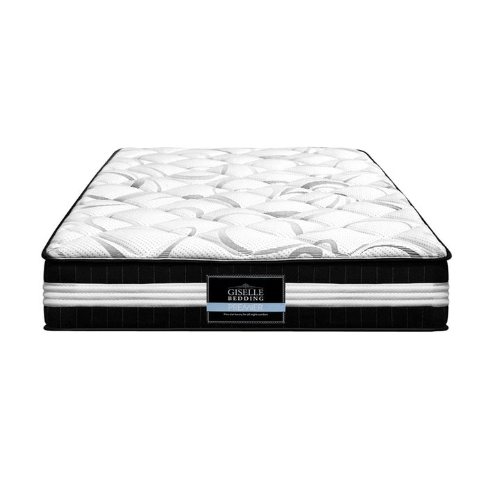 Mykonos Euro Top Pocket Spring Mattress 30cm Thick Single