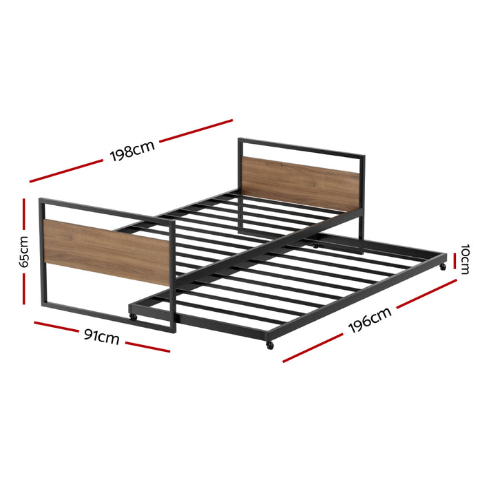 Single Bed Frame Metal