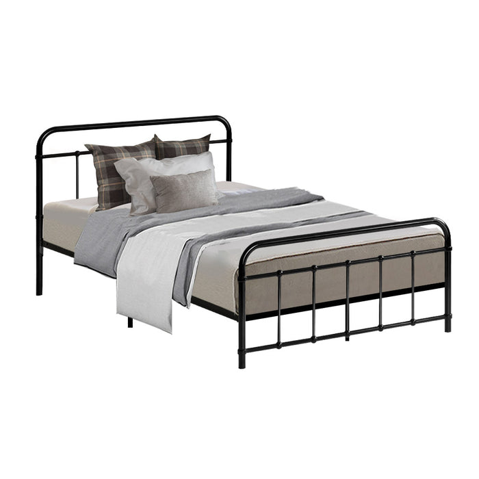 LEO Metal Bed Frame KS King Single - Black