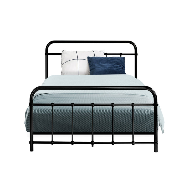 LEO Metal Bed Frame KS King Single - Black