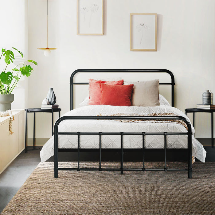 LEO Metal Bed Frame KS King Single - Black