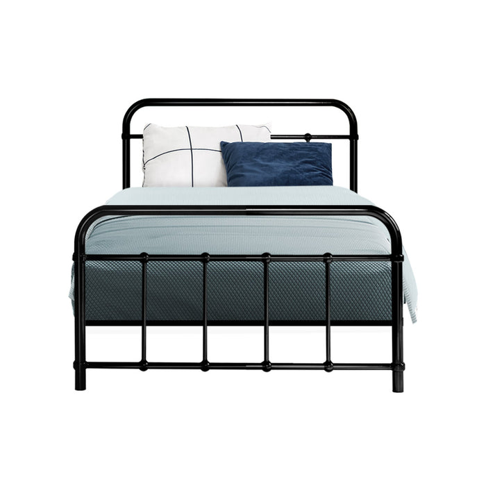 LEO Metal Bed Frame - Single (Black)