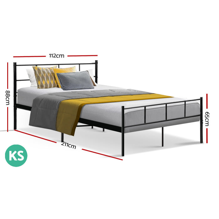 Bed Frame King Single Size Platform Foundation Mattress Base SOL