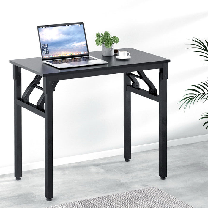 Computer Desk Laptop Table Bookshelf Desk Storage Rack Office Study Black