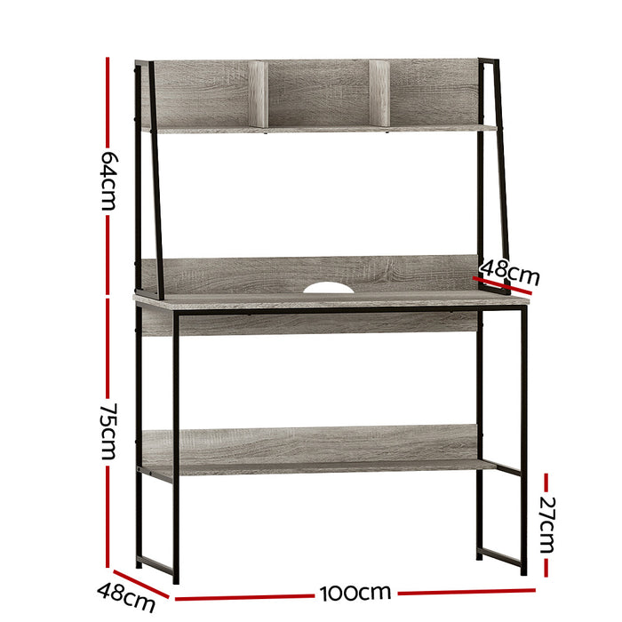 Computer Desk Office Desks Study Table Workstation Bookshelf Storage