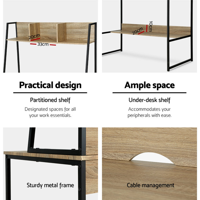 Computer Desk Office Desks Study Table Workstation Bookshelf Storage